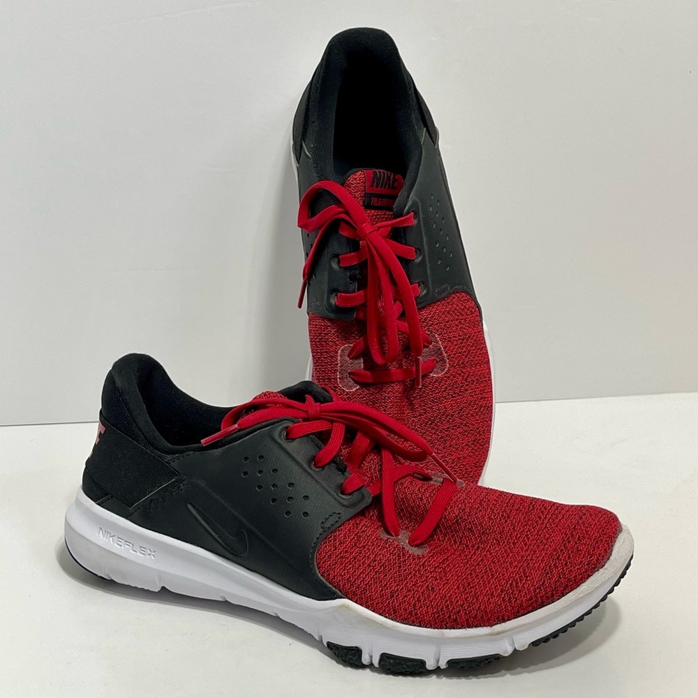 Nike Men’s Flex Control Tr3 Gymred/Black Training Shoes Size 10